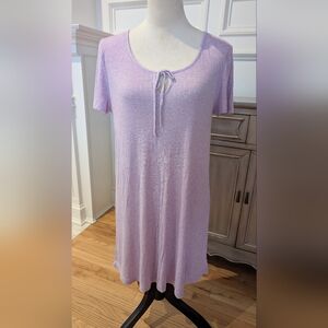 Soma Lavender Short Sleeve Sleep Shirt